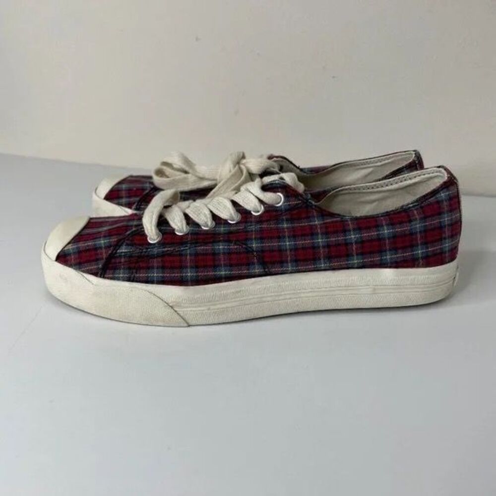 Lauren Ralph Lauren | Multi Colored Plaid Bandelle Casual‎ Sneakers Size 8.5 B